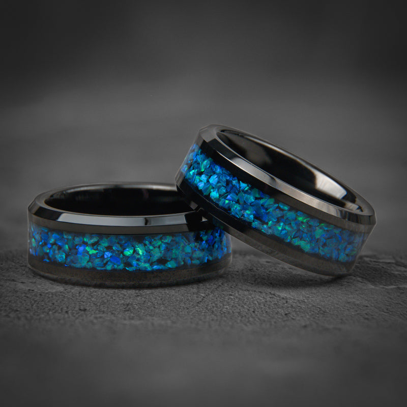 BLUE NOVA - Alliance pour homme Blue Opal