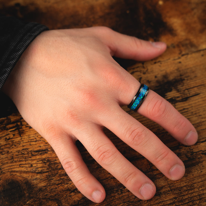 BLUE NOVA - Alliance pour homme Blue Opal