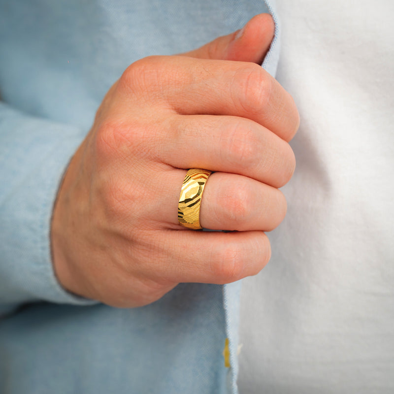 Aurum Damascus – Damascus Wedding Band