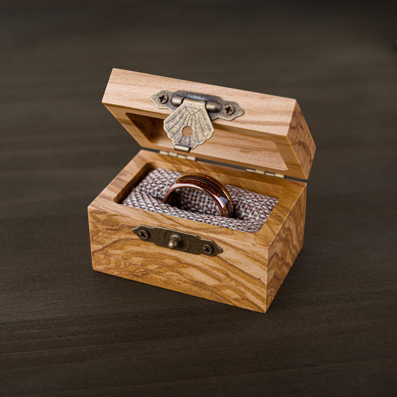 Guitar Heroes - Guitar String Whiskey Barrel Mens Wedding Ring